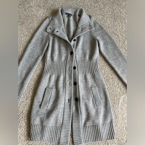 Long Button Up Cardigan Sweater